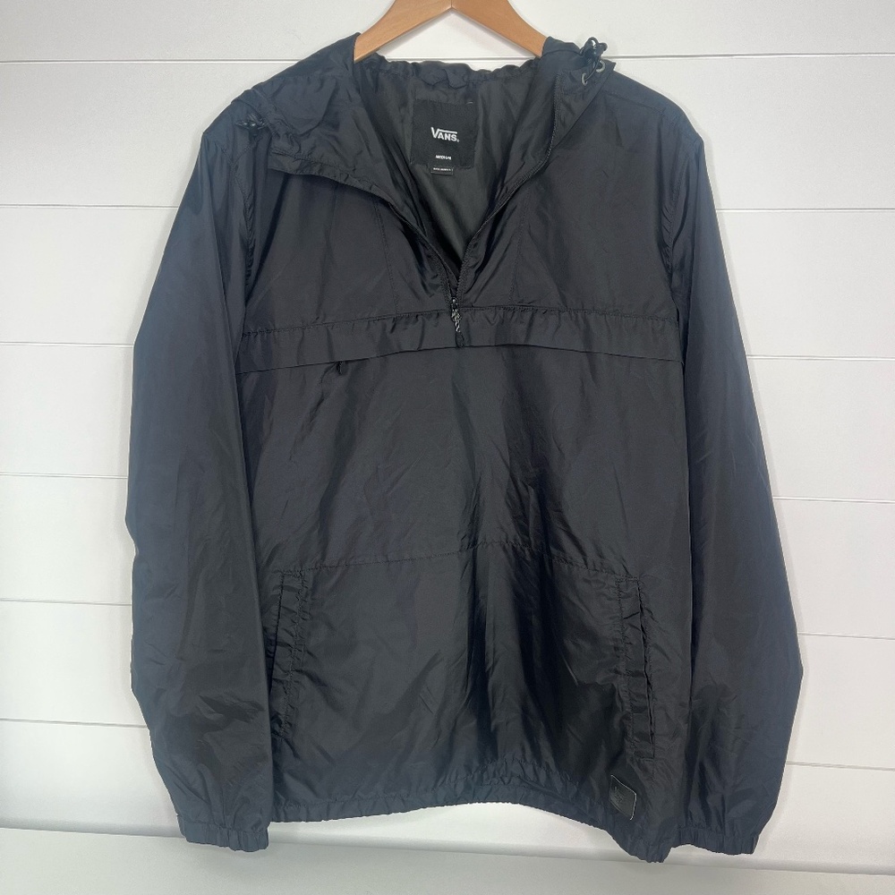 Black Vans Light Weight Mens Jacket Size Medium